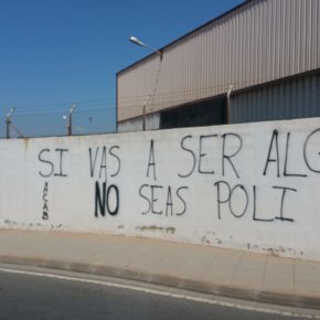 Cs lamenta la connivencia del bipartito con las pintadas vandálicas, ofensivas e ilegales