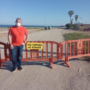 Cs de Benicarló reclama soluciones definitivas y no más parches para la carretera de la Mar Chica